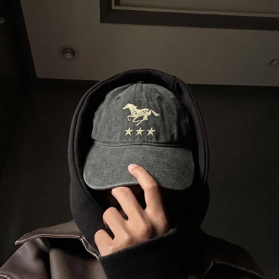 Vintage Grey washed Cap